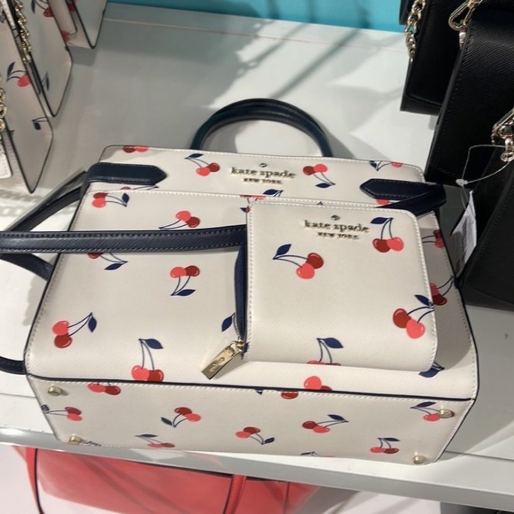Kate Spade Staci Medium Satchel & Kate Spade Small Zip Around Bifold Wallet - Picture 7 of 16